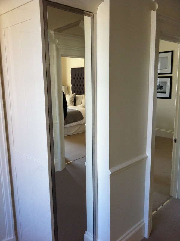 Full-length wardrobe mirror fitted in Maidenhead home