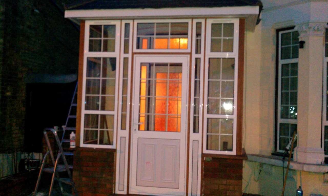 uPVC porch with Georgian bar glazing installed in Maidenhead